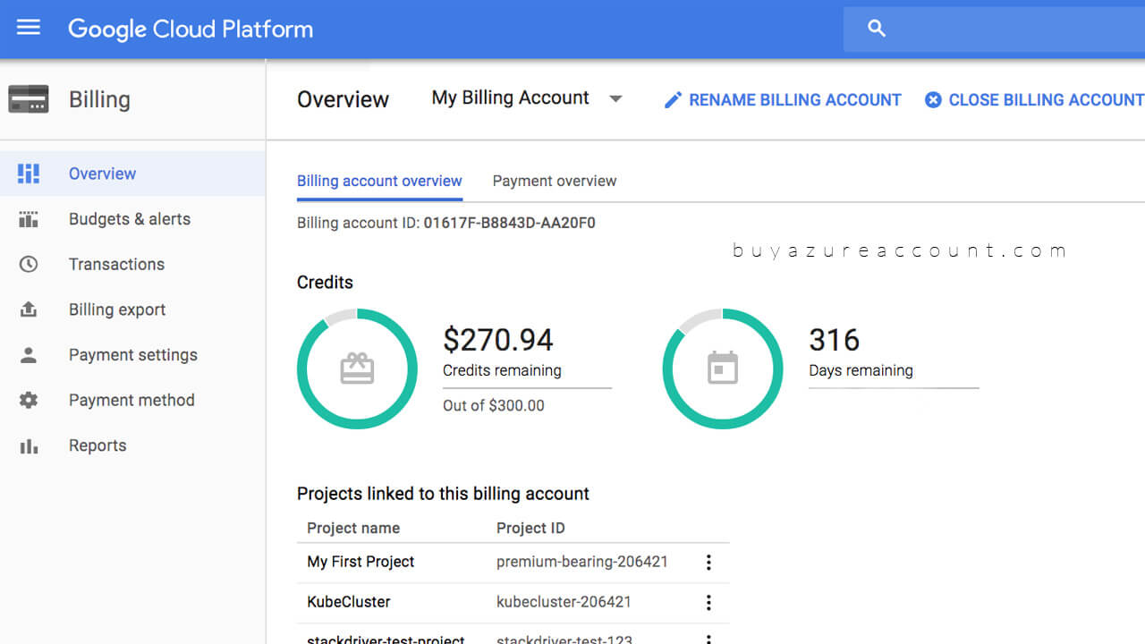 Buy Google Cloud Account