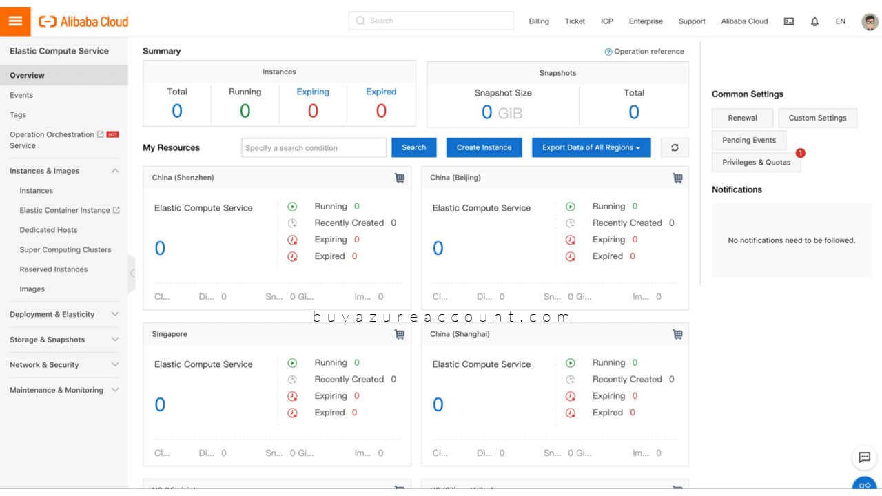 Alibaba Cloud Account Buy